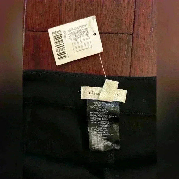 NWT Silence + Noise UO Women’s Bootcut Dress Pants Side Zip Black Size 10 - Picture 4 of 8